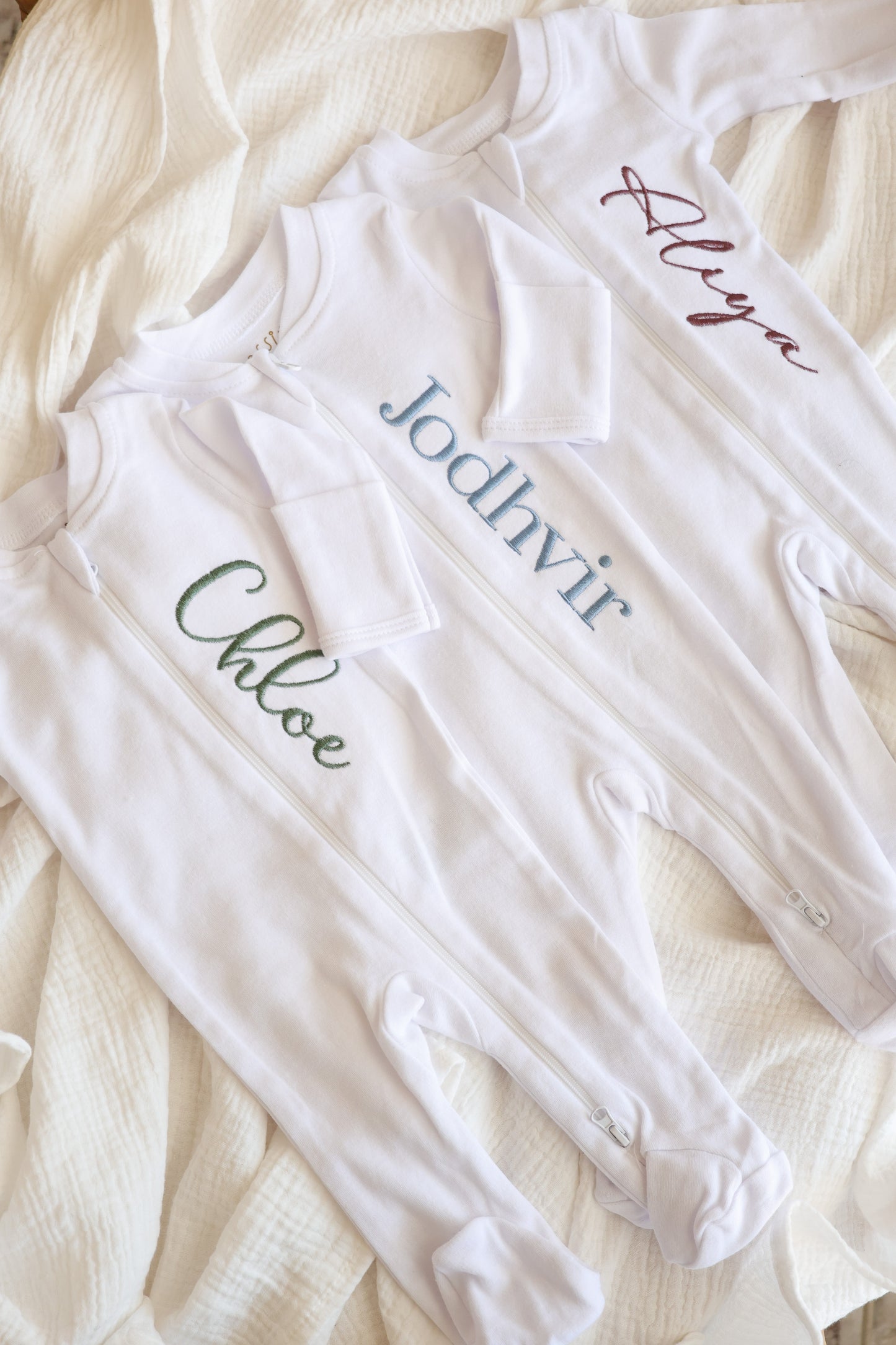 Personalized Newborn Cotton Full Body Sleeper