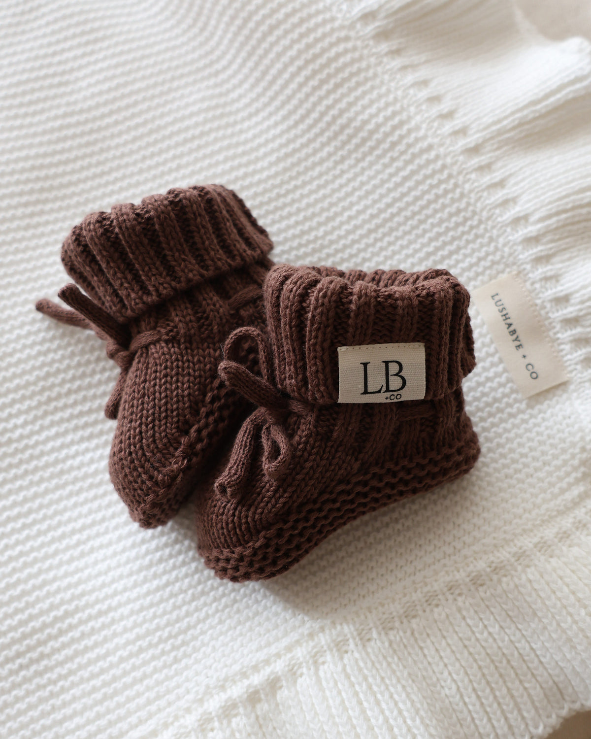 Chunky Knit Booties | Cocoa