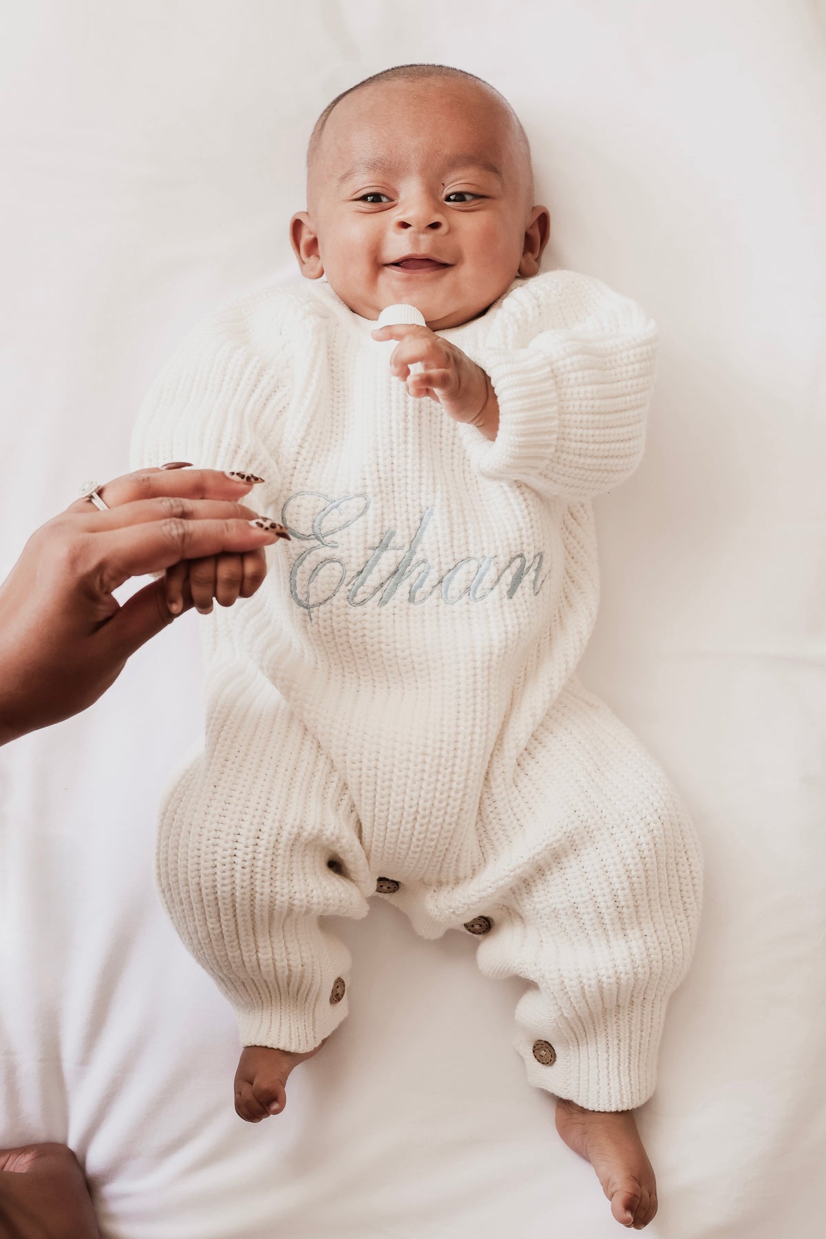 Milk Knit Romper