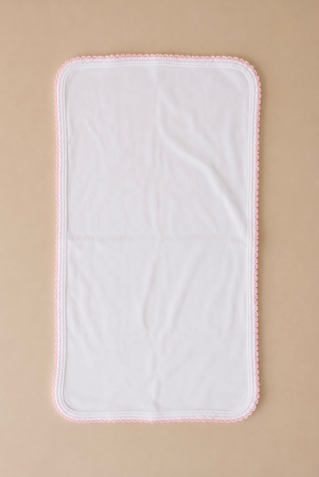 Picot Trim Burp Cloth