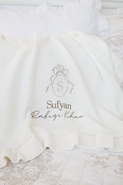 Organic Cotton Frill Blanket