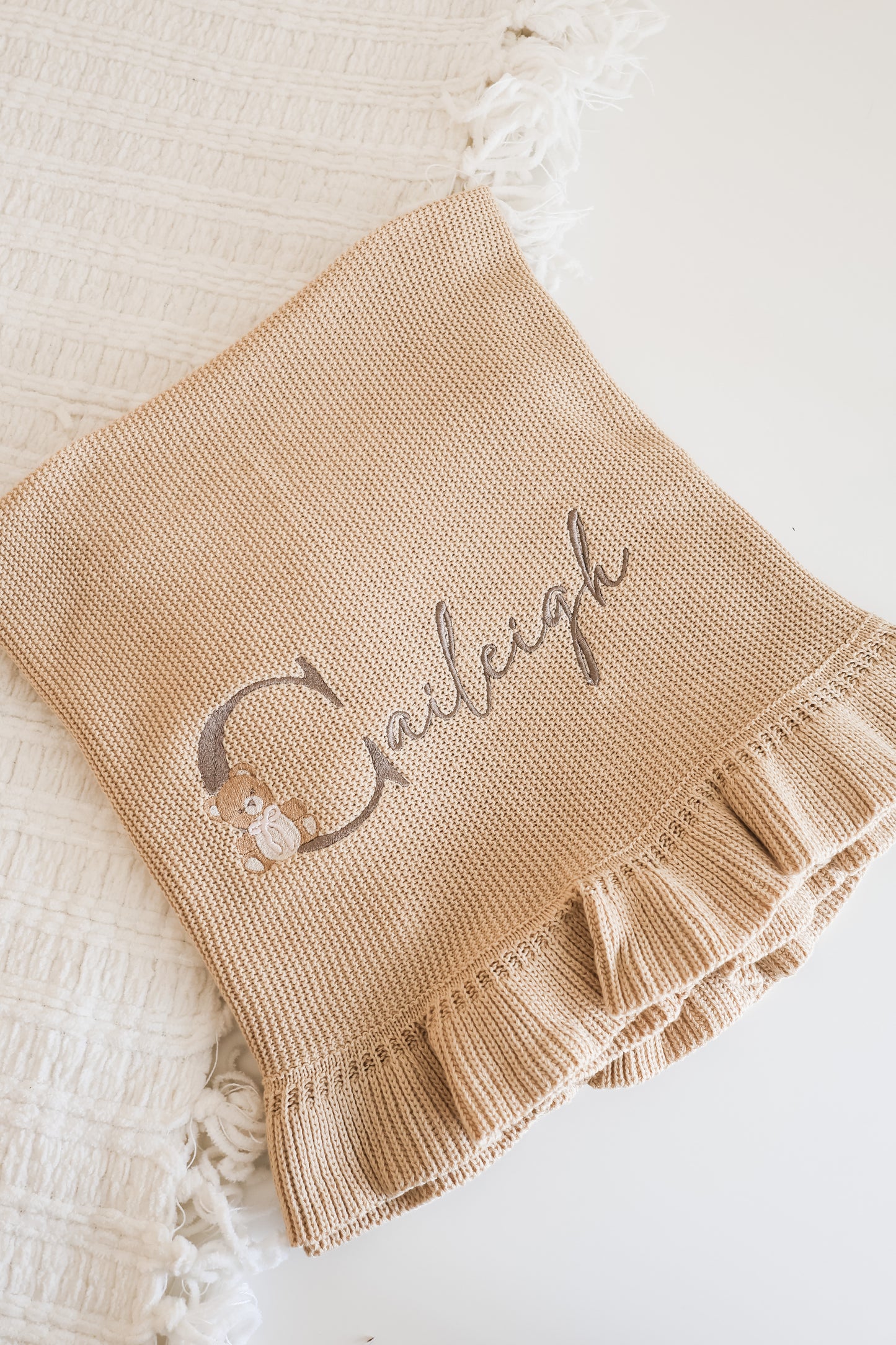 Organic Cotton Frill Blanket