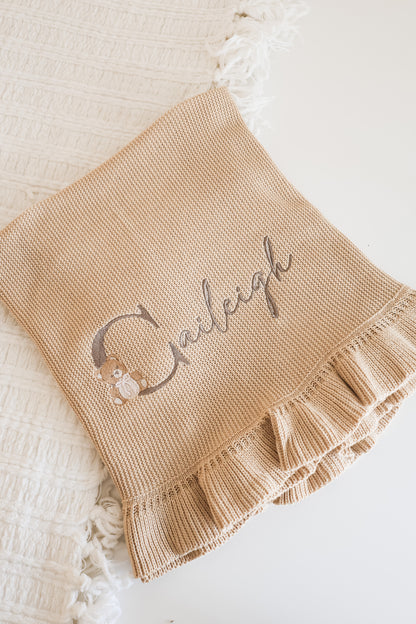 Organic Cotton Frill Blanket