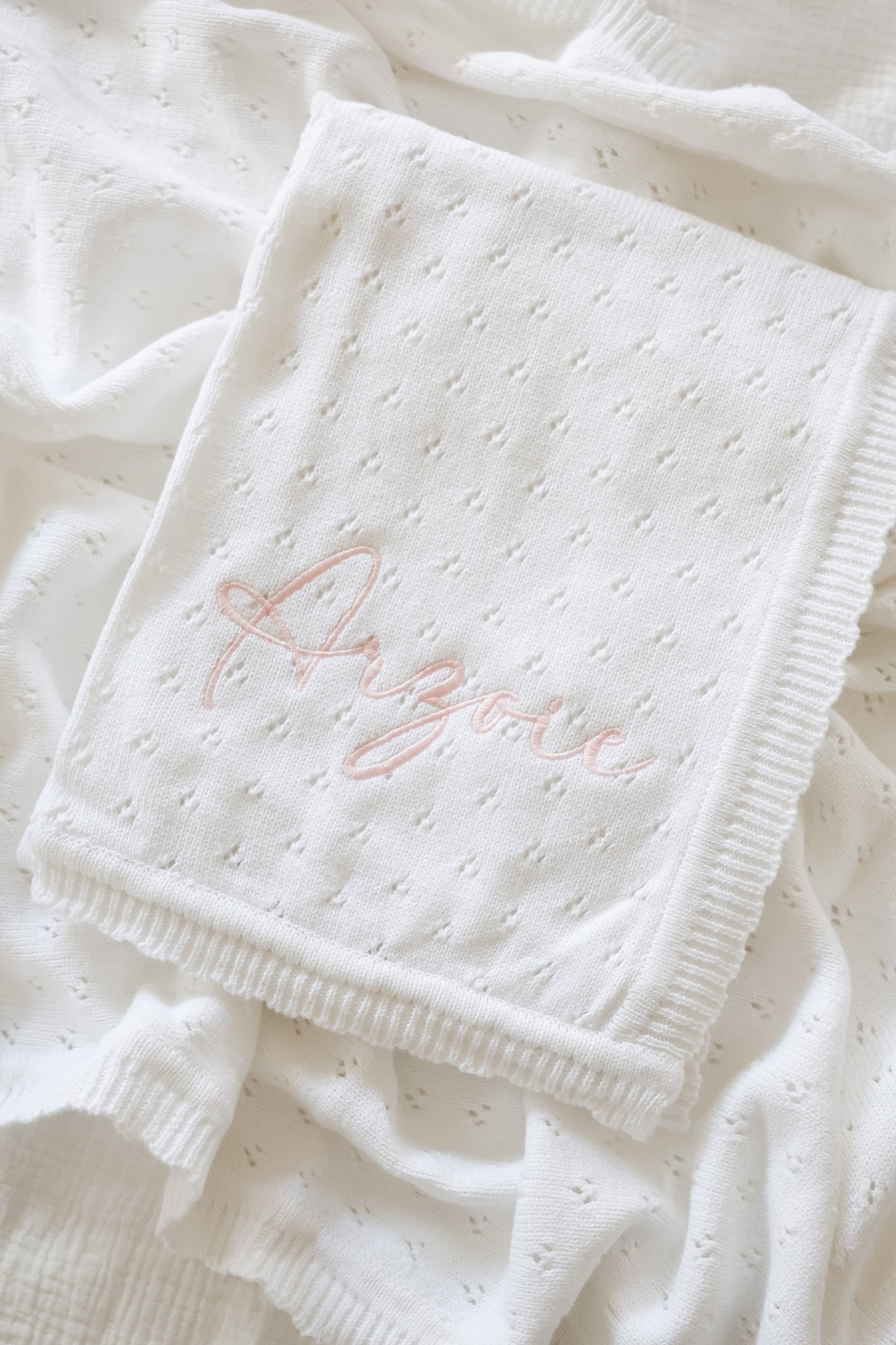 Pointelle Blanket