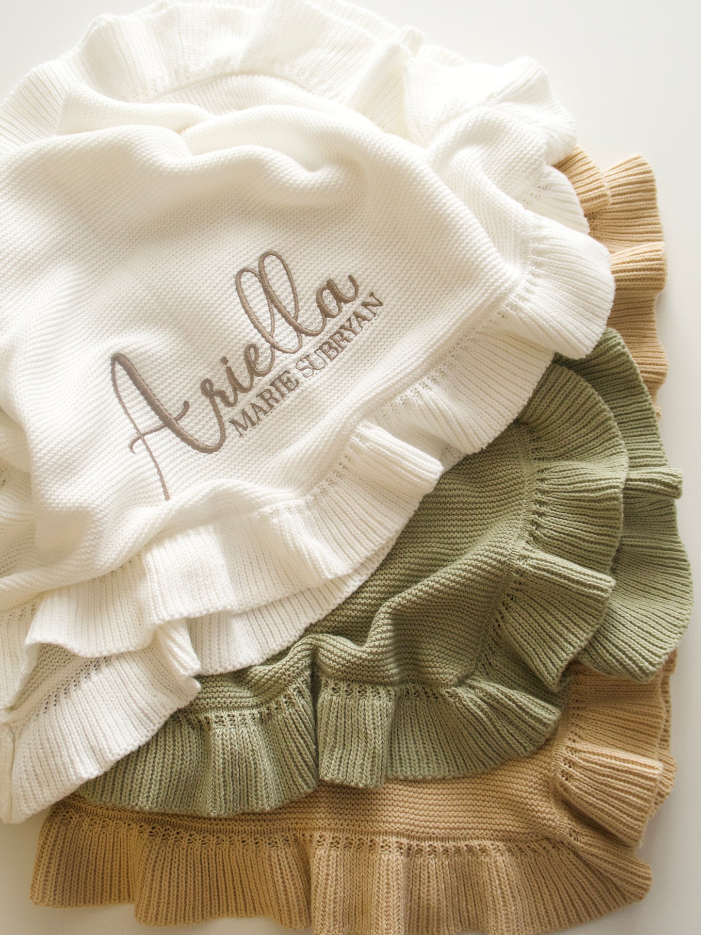 Organic Cotton Frill Blanket