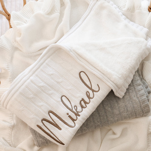 Sherpa Lined Cable Knit