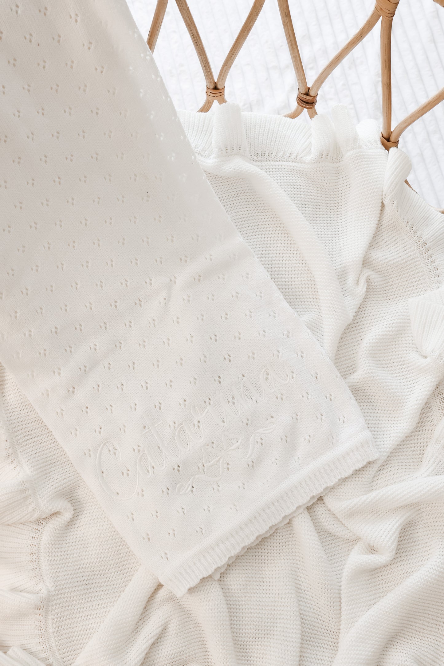 Pointelle Blanket