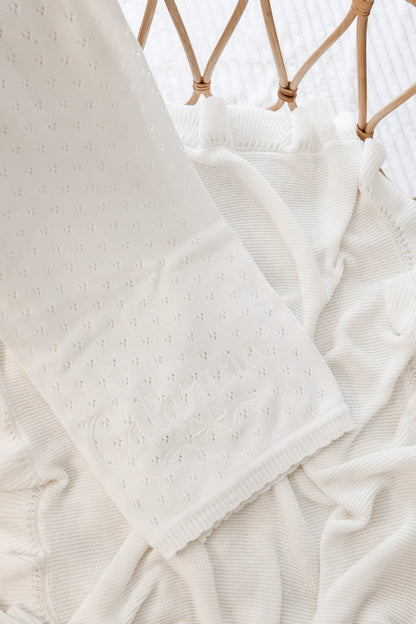 Pointelle Blanket