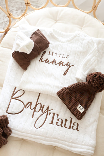 Chunky Knit Beanie | Cocoa