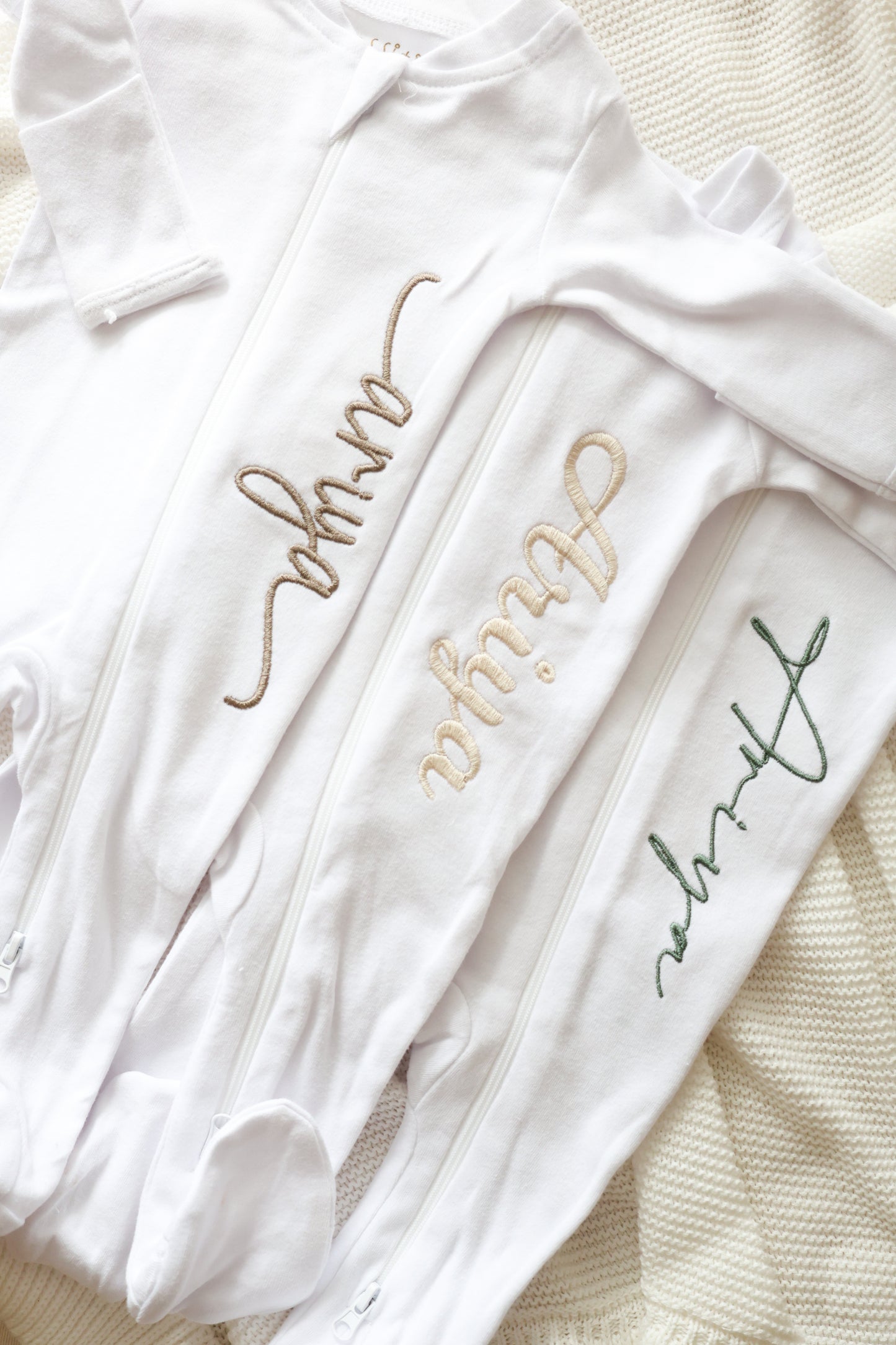 Personalized Newborn Cotton Full Body Sleeper