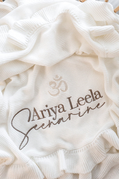 Organic Cotton Frill Blanket