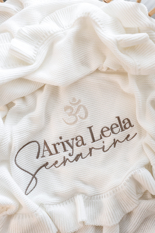 Organic Cotton Frill Blanket