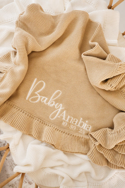 Organic Cotton Frill Blanket