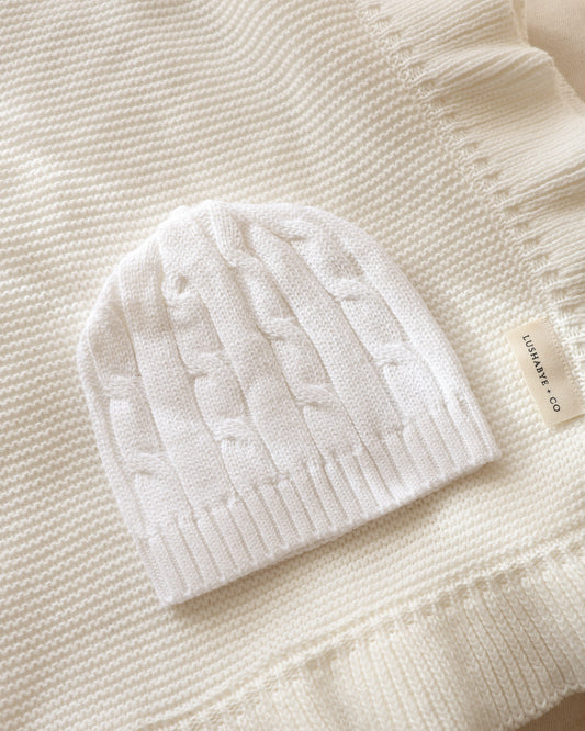 Classic Cable Knit Beanie