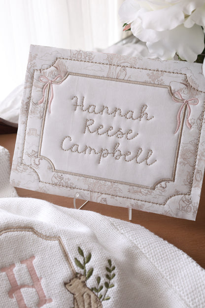 storybook collection - nursery & bassinet card