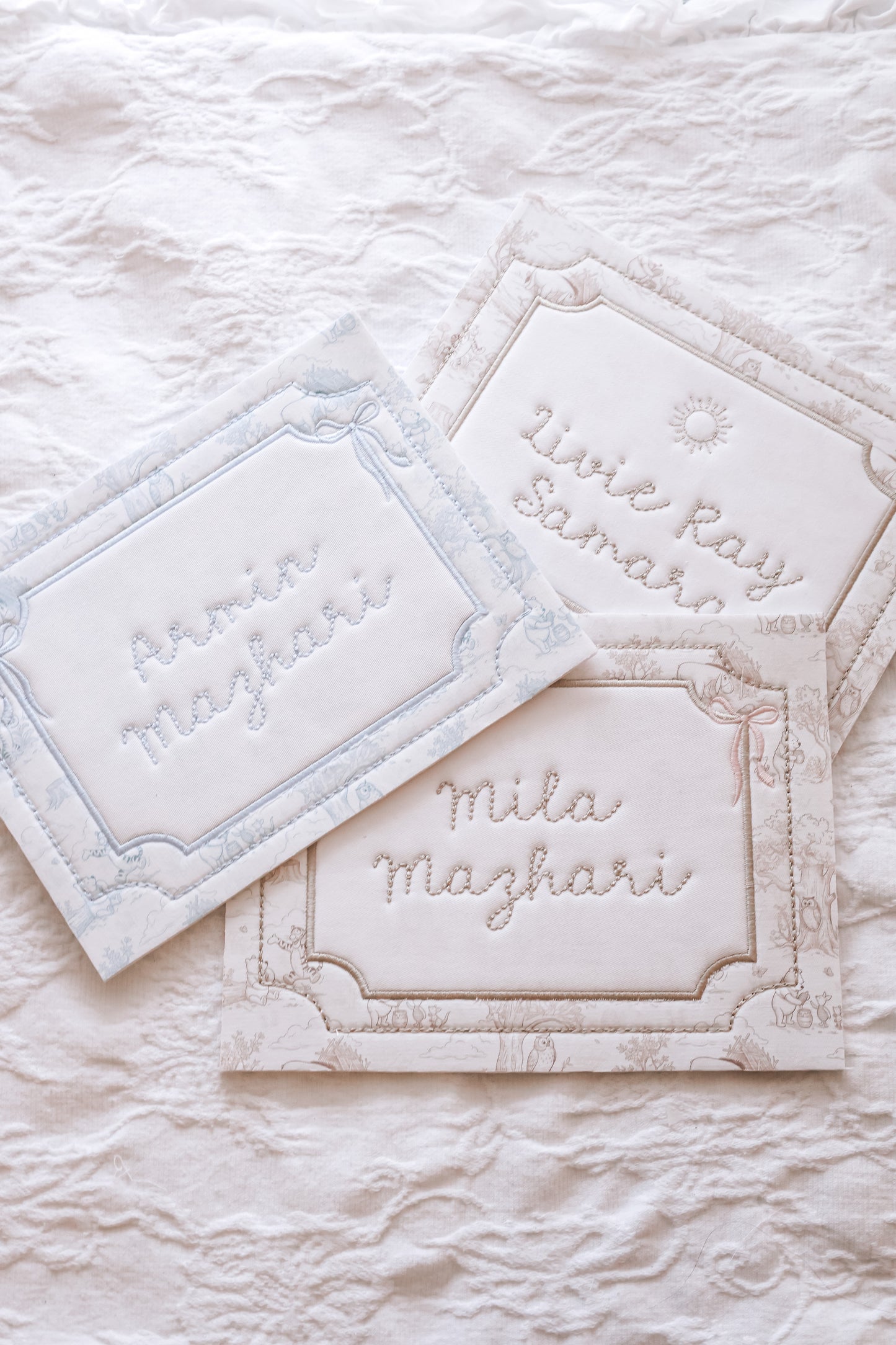 storybook collection - nursery & bassinet card