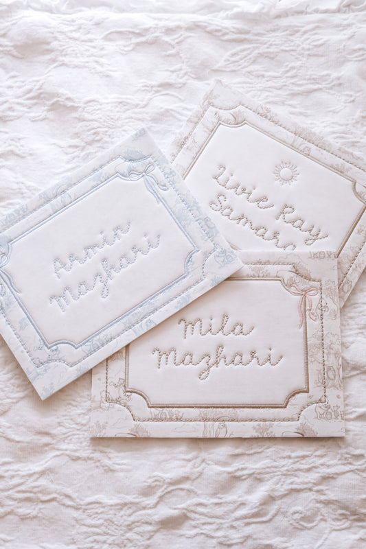 storybook collection - nursery & bassinet card