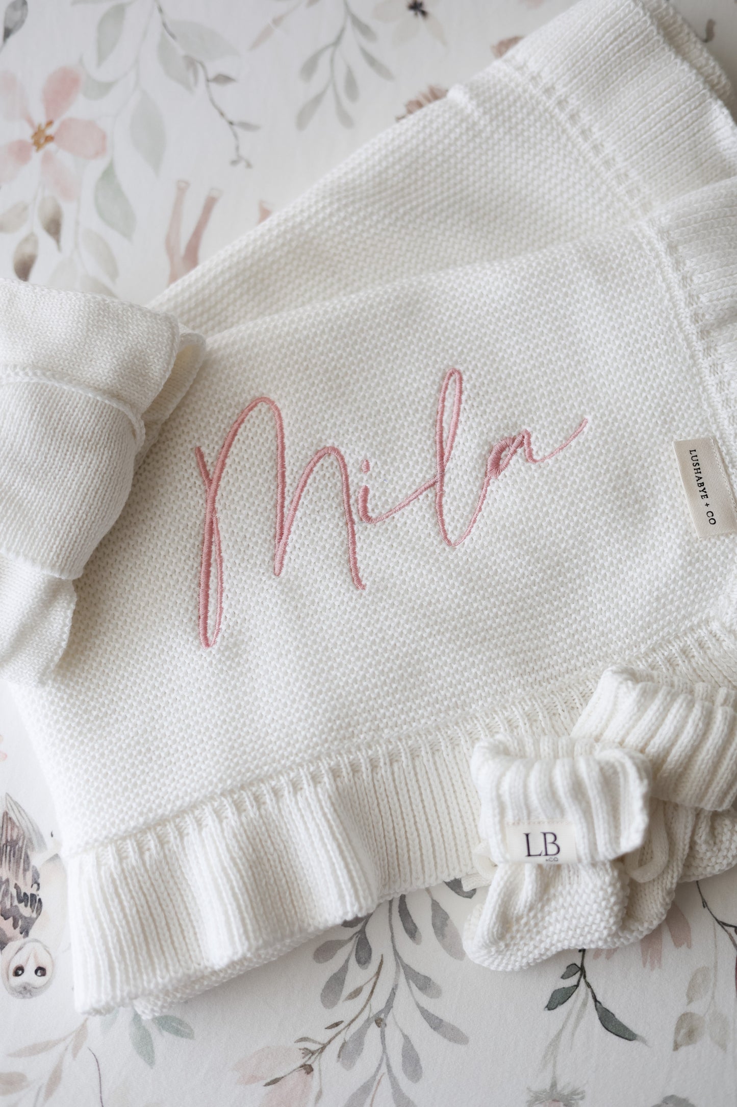 Organic Cotton Frill Blanket
