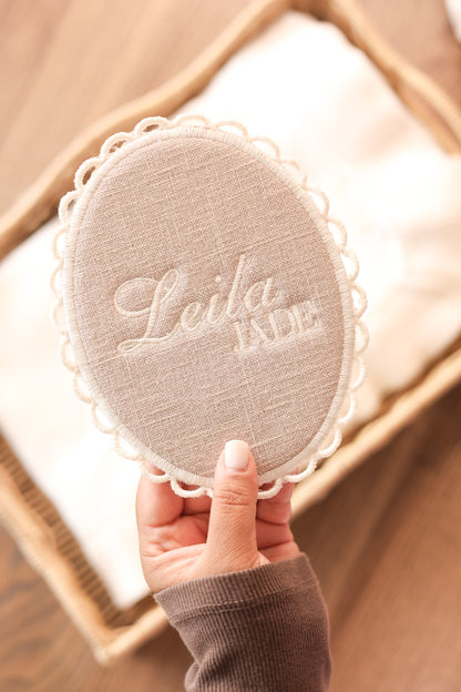 Scallop Lace Name Plaque