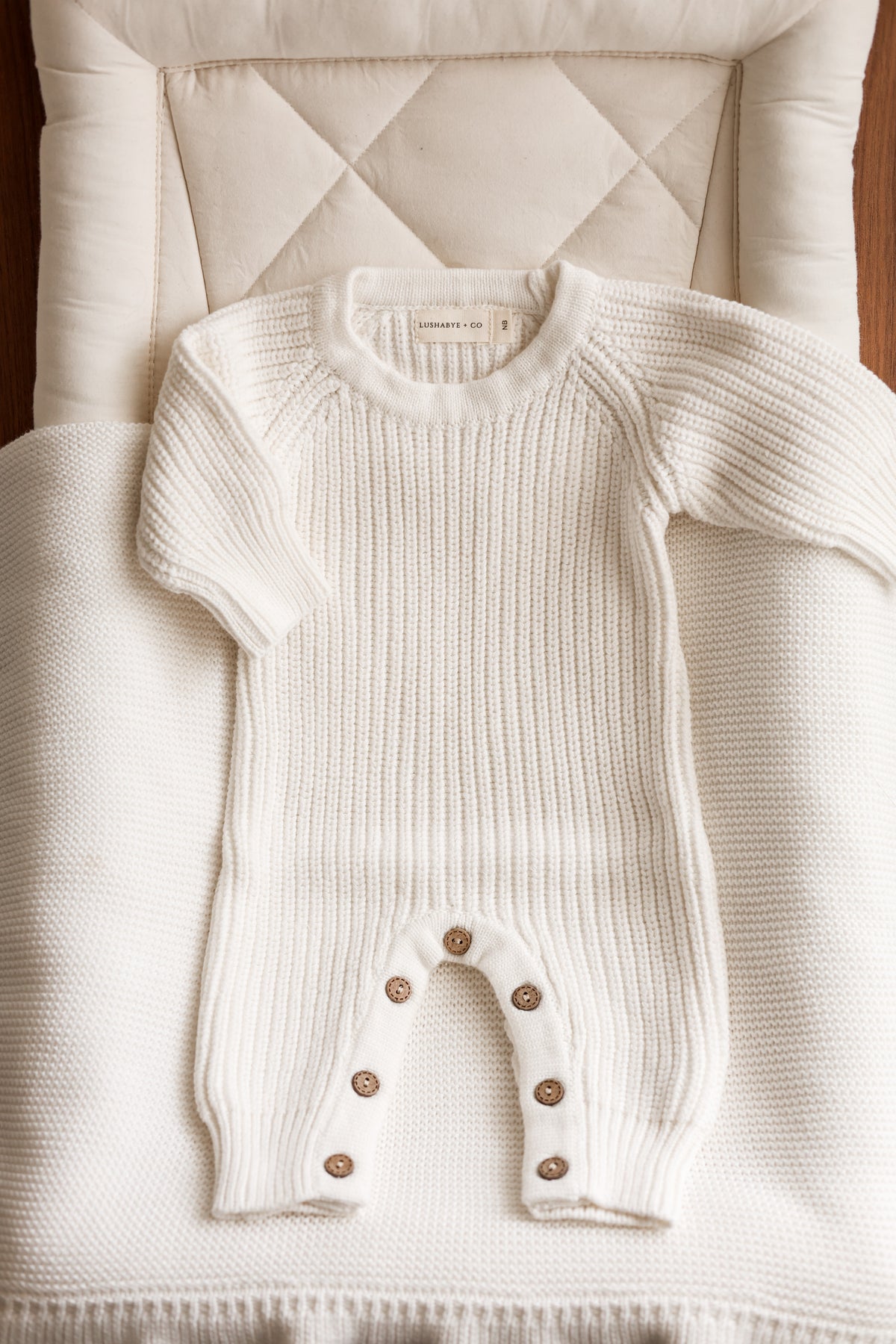 Milk Knit Romper